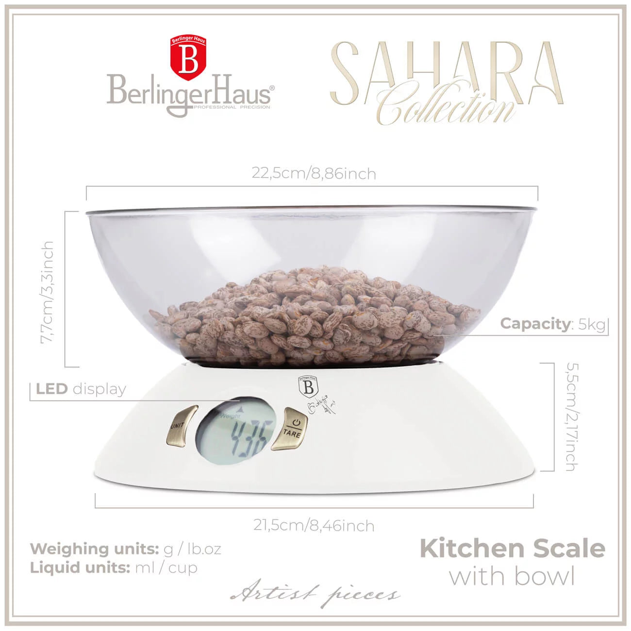Berlinger Haus Keukenweegschaal Sahara