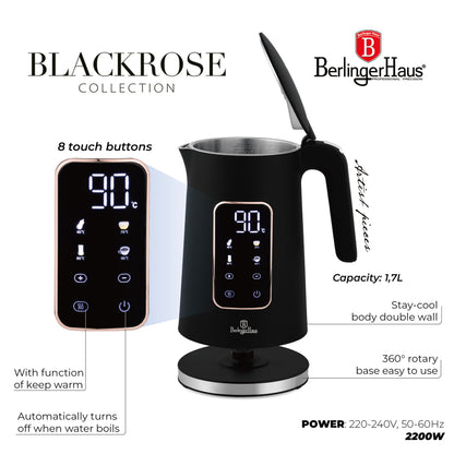 Berlinger Haus Digitale Waterkoker – Mat Zwart