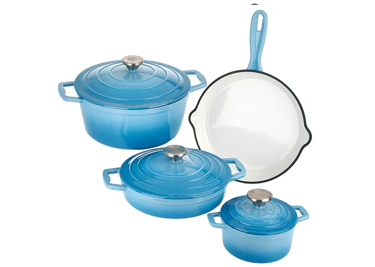CS Solingen Cast Iron Pot Set – 7 Pieces