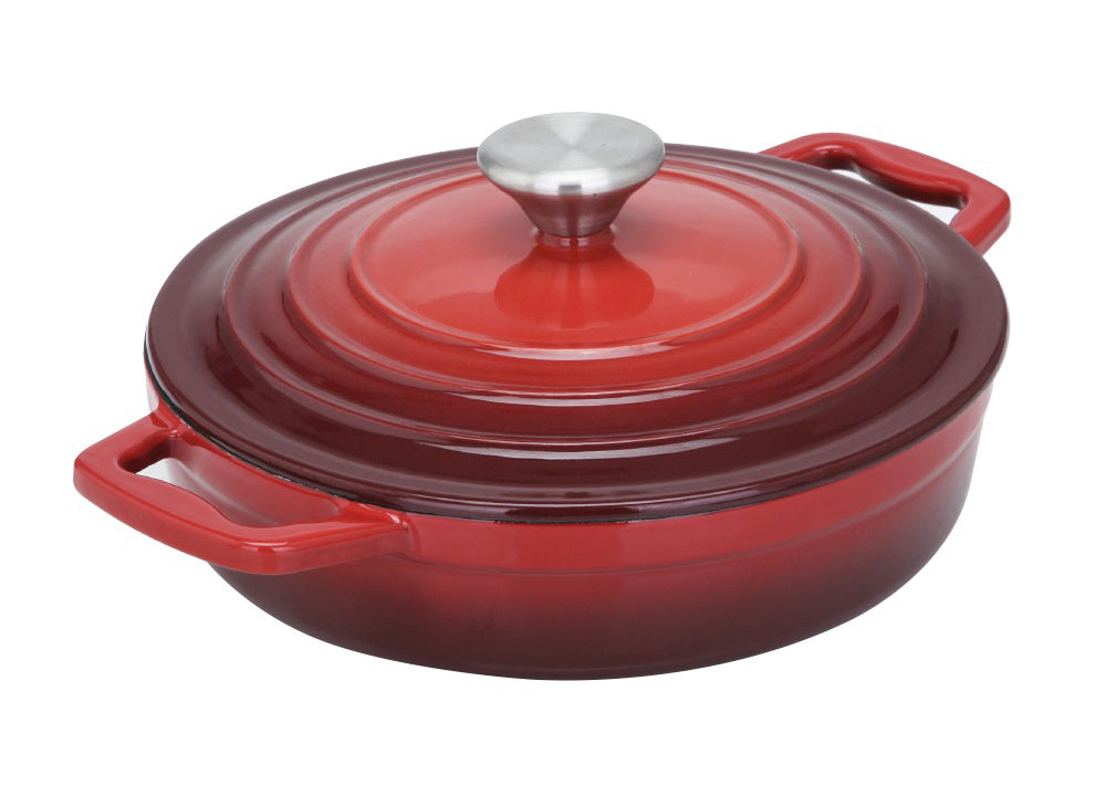 Sc Solingen Gietijzeren Pan Rood - 22 cm